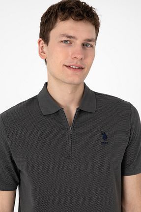 پولوشرت طوسی مردانه پلی استر U.S. Polo Assn. - کد 935728864