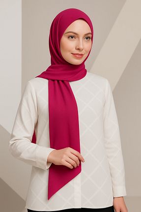 روسری صورتی شیفون SEEMA - کد 935728964