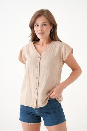 بلوز رنگی زنانه ساده Butik - کد 935906903