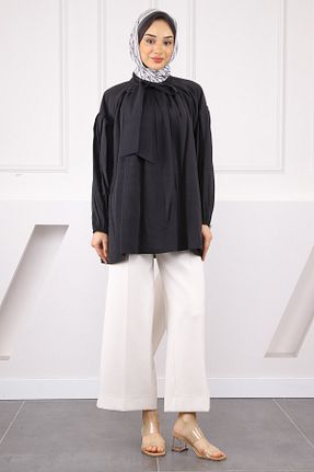 تونیک حجاب مشکی زنانه ویسکون İmajButik - کد 935805137