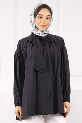 تونیک حجاب مشکی زنانه ویسکون İmajButik - کد 935805137