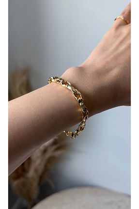 دستبند استیل (فولاد) طلائی روکش طلا XUPING JEWELRY - کد 921943213