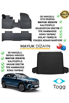 کفپوش خودرو Havuzlu Mayuk Dizayn - کد 935806459