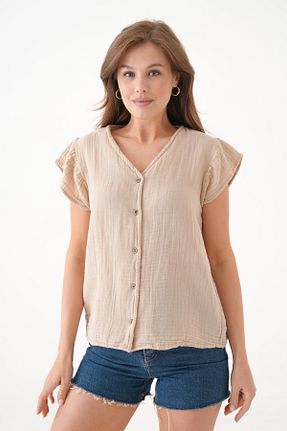 بلوز رنگی زنانه ساده Butik - کد 935906903