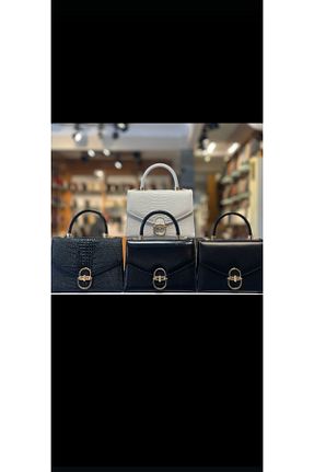 کیف دوشی مشکی زنانه چرم مصنوعی eflanmoda - کد 935815099