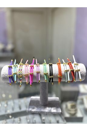 دستبند استیل (فولاد) صورتی زنانه استیل (فولاد) Finery by Nerrs - کد 932018852
