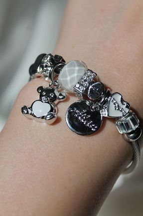دستبند استیل (فولاد) سفید استیل ضد زنگ TEDDY JEWELLRY - کد 935730923