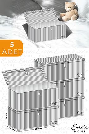 خورجین طوسی خط کشی Evida - کد 886166793