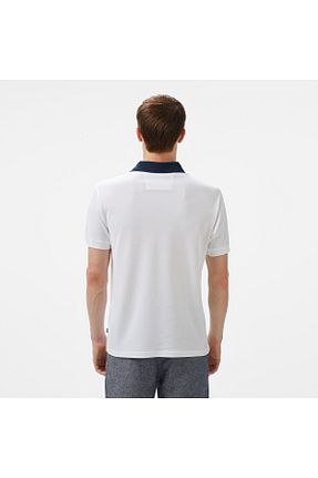 پولوشرت سفید مردانه پنبه ای Nautica - کد 929679771