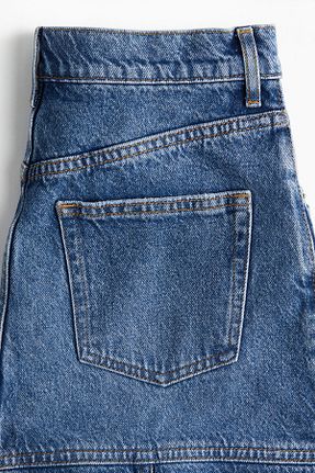 دامن آبی زنانه پنبه ای H&M - کد 935856878