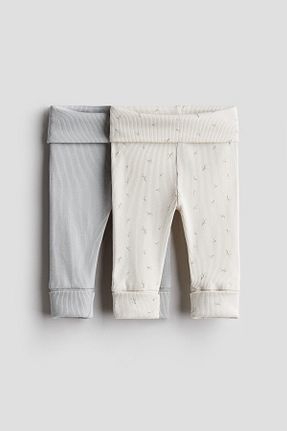 ساق شلواری طوسی بچه گانه پنبه ای H&M - کد 935856995