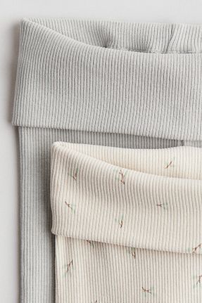ساق شلواری طوسی بچه گانه پنبه ای H&M - کد 935856995