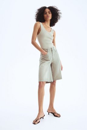 شلوار جین رنگی زنانه فاق افتاده H&M - کد 935858071