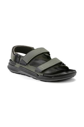صندل خاکی مردانه پاشنه تخت Birkenstock - کد 936592346