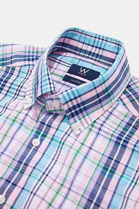 پیراهن بنفش مردانه رگولار W Collection - کد 861045764