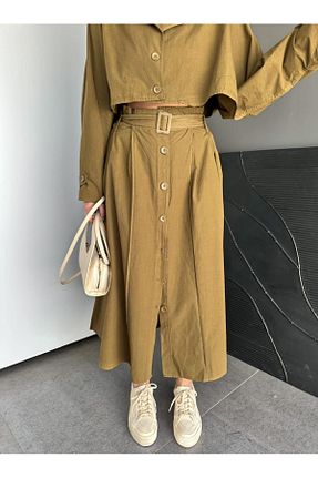 دامن رنگی زنانه پنبه ای Zerrincan Giyim - کد 935954000