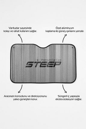 پرده آفتاب گیر خودرو STEEP - کد 935844664