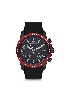ساعت مچی مشکی مردانه استل (فولاد) Sergio Tacchini - کد 3718709