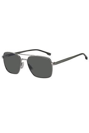 عینک آفتابی طوسی مردانه 58 Hugo Boss - کد 896707840