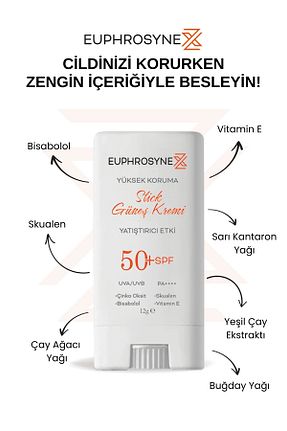 کرم ضد آفتاب صورت SPF 50 + Euphrosyne X - کد 838440030
