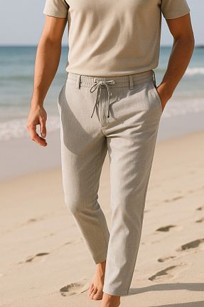 شلوار طوسی مردانه لیکرا MENATOR - کد 935027924