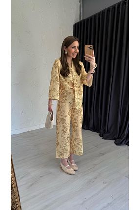 ست بالاتنه و پائین تنه رنگی زنانه بافتنی elif teke - کد 935887270