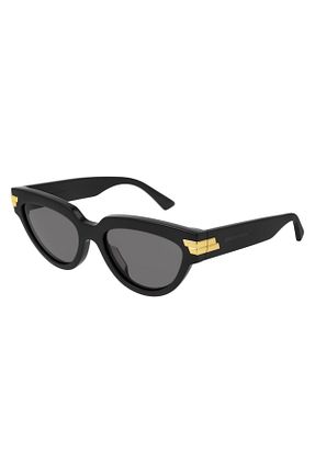 عینک آفتابی مشکی زنانه UV400 Bottega Veneta - کد 93720491