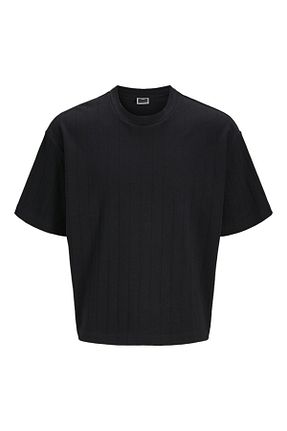 تیشرت مشکی مردانه اورسایز Jack & Jones - کد 935900596
