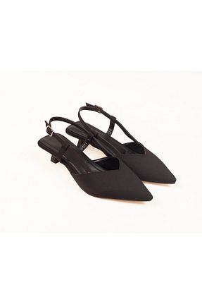 کفش پاشنه بلند کلاسیک مشکی زنانه پاشنه نازک papushe shoes - کد 936902041