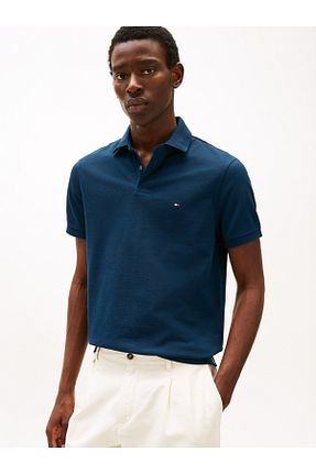 پولوشرت آبی مردانه پنبه ای Tommy Hilfiger - کد 935969595