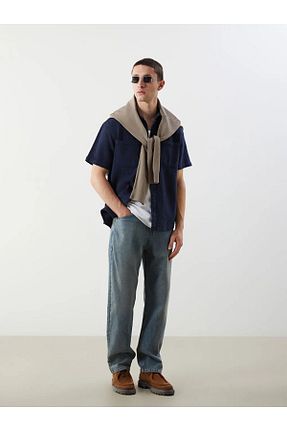 شلوار سفید مردانه پاچه لوله تفنگی LC Waikiki - کد 935975972