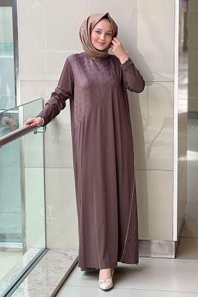 لباس حجاب قهوه ای Relaxed Nuss - کد 928951428