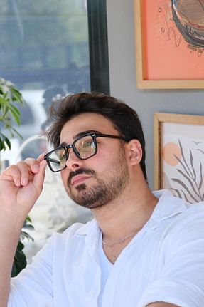 عینک محافظ نور آبی مشکی مردانه 50 BAPPİR - کد 935993549