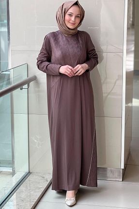 لباس حجاب قهوه ای Relaxed Nuss - کد 928951428