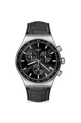 ساعت مچی مشکی زنانه 41-45 میلی متر Swatch - کد 443764498