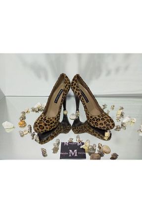 کفش مجلسی رنگی زنانه چرم خالص MATELIER - کد 936001891