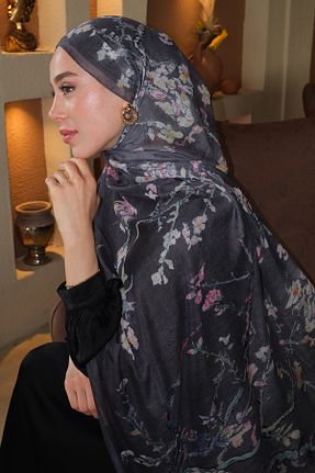 شال مشکی زنانه پنبه ای diorel - کد 936179720