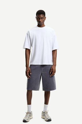 شلوارک و برمودا آبی مردانه Relaxed Bershka - کد 936180233