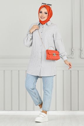 پیراهن حجاب مشکی زنانه رگولار ModaMerve - کد 936101636