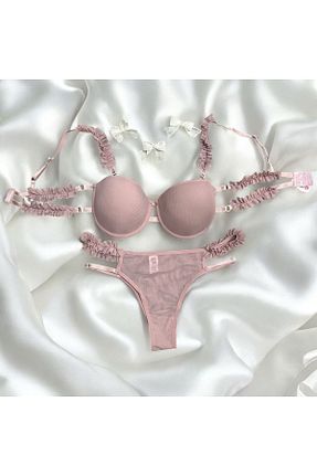 ست لباس زیر صورتی زنانه Dominant - کد 928647131