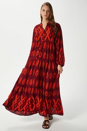 لباس حجاب نارنجی زنانه رگولار Ritnice - کد 936188048