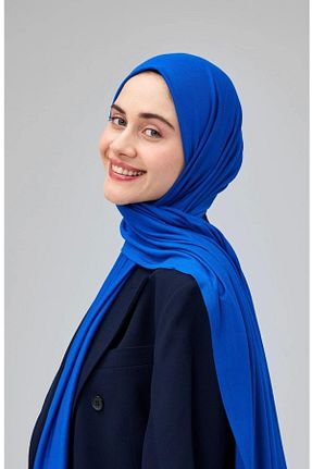 شال سرمه ای زنانه پنبه پلی استر Modakaşmir - کد 665690893