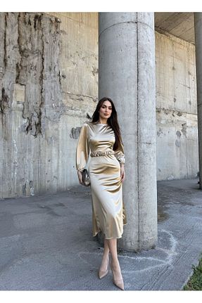 لباس سبز زنانه بافتنی Sindimoda - کد 936166382