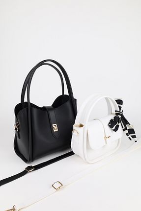 کیف دوشی رنگی زنانه چرم مصنوعی NOTHING - کد 935678728