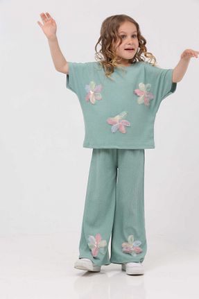 ست بالاتنه و پائین تنه خاکی بچه گانه پنبه ای tunays shopping - کد 936697449