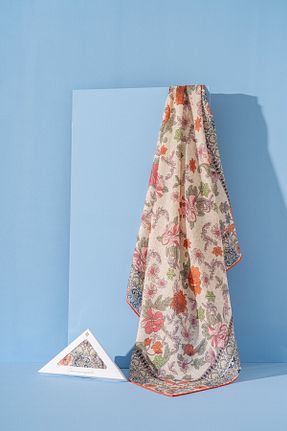 روسری رنگی گلدار JAWEL - کد 936246423