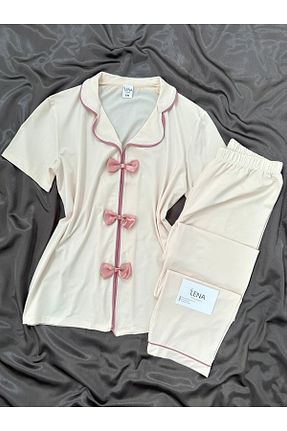 ست لباس راحتی نباتی زنانه ساده Lena Homewears - کد 936198930