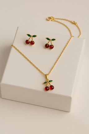 گردنبند استیل ( فولاد ) قرمز زنانه استیل (فولاد) glanssieraad - کد 936194130