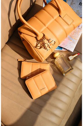کیف دوشی نارنجی زنانه پلی اورتان Divarese - کد 903969105
