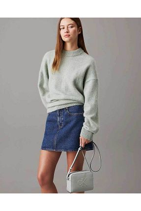کیف دوشی طوسی زنانه Calvin Klein - کد 864814207